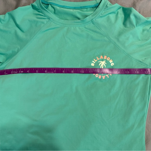 Billabong Women’s Sol Searcher Rash Guard Tropical Green - Size Large - Picture 8 of 11